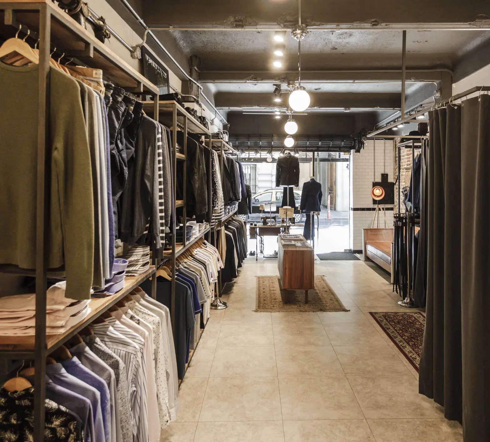 Clothing store interior